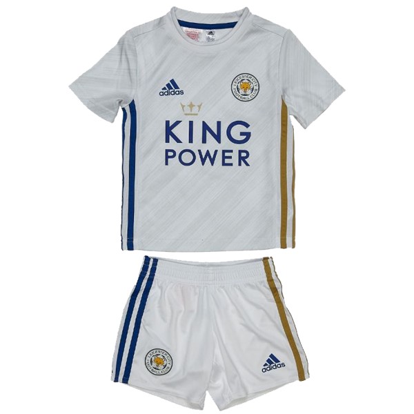 Camiseta Leicester City Segunda Equipación Niños 2020-2021 Blanco